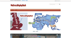 Desktop Screenshot of mattressdisplayrack.com