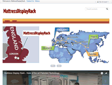 Tablet Screenshot of mattressdisplayrack.com